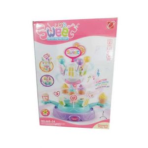 ShopEasy Sweet Rotating Platform Children's Toys - 25pcs 