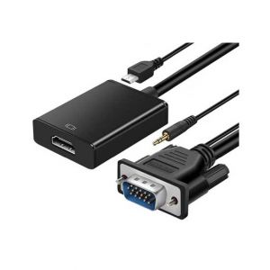 ShopEasy VGA To HDMI Video Converter With 3.5mm Audio Cable