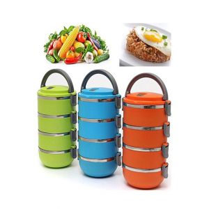 Shopya 4 Layer Lunch Box Stainless Steel