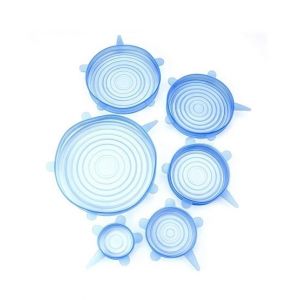 Smart Accessories Silicone Stretch Lids Covers Pack of 6