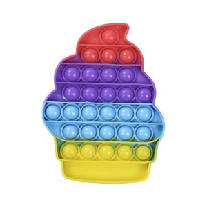 Singaar Collection Fidget Rainbow Cone Pop Bubble Toy