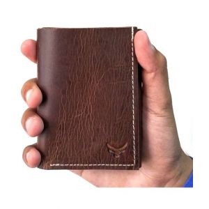 Snug Haze Leather Wallet For Men Brown