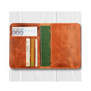 Snug Leather Passport Wallet For Men Crude (CRUDE-003)