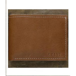 Snug Sharp Edge Tanned Leather Wallet For Men Canary