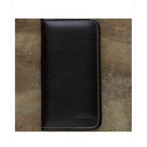 Snug Tanned Leather Wallet/Card Holder For Men Olive Black
