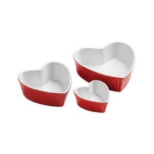 Premier Home Amour Heart Shape Dishes Set Of 3 (104510)