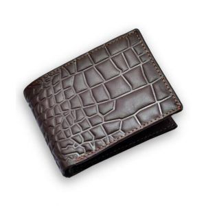 Xaroosha Spider Texture Wallet for Mens Brown