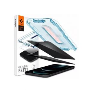 Spigen EZ Fit Privacy Screen Protector For iPhone 12 / 12 Pro Pack Of 2