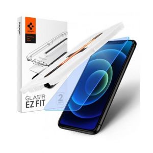 Spigen EZ Fit Screen Protector For iPhone 12 / 12 Pro Pack Of 2 Clear