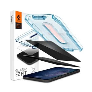 Spigen EZ Fit Screen Protector For iPhone 12 Mini Pack Of 2 Black