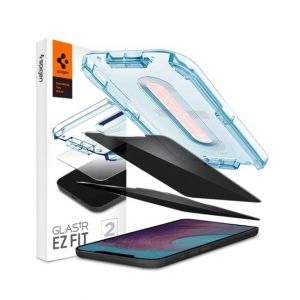 Spigen EZ Fit Screen Protector For iPhone 12 Pro Max Pack Of 2 Black