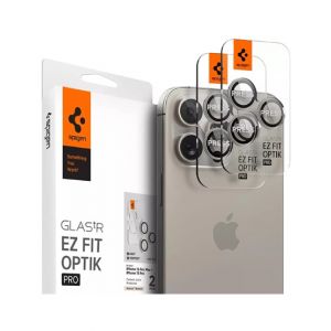 Spigen GlastR EZ Fit Optik Pro Camera Lens Protector For iphone 14 Pro Max Pack Of 2 (AGL07163)