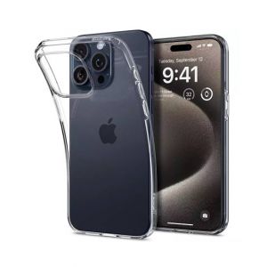 Spigen Liquid Crystal Clear Case For Apple iPhone 15 Pro Max (ACS06557)