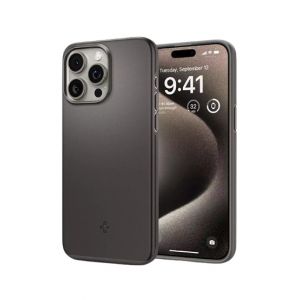 Spigen Thin Fit Case For Apple Iphone 15 Pro Gunmetal (AGL06687)