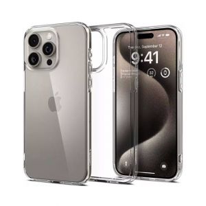 Spigen Ultra Hybrid Clear Case For Apple iPhone 15 Pro (ACS06707)