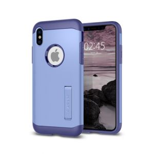 Spigen Slim Armor Violet Case For iPhone X/XS