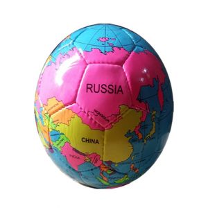 Sportstime World Map Football Multicolor
