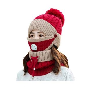 SS Mart Women Winter Cap and Neck Warm Face Cover