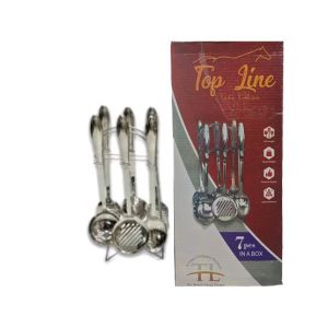 Stainless Steel 7 Pcs Spoon Set - Silver