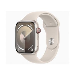 Apple Watch Series 9 Starlight Aluminum Case With Sport Band-GPS-41 mm-Starlight
