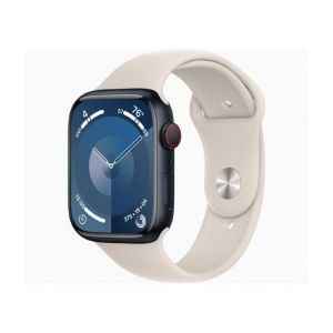 Apple Watch Series 9 Midnight Aluminum Case With Sport Band-GPS &amp; Cellular-45 mm-Starlight