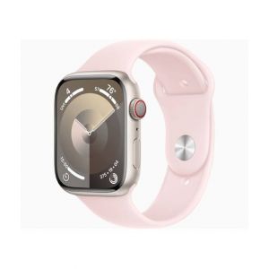 Apple Watch Series 9 Starlight Aluminum Case With Sport Band-GPS-41 mm-Light Pink
