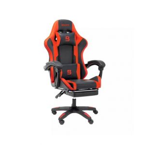 Boost Surge Gaming Chair With Footrest - Black & Red
