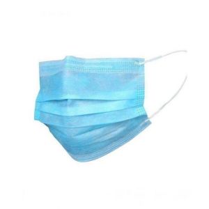 Surgical Face Mask 3 Ply with Nose Pin 50 Pieces Blue