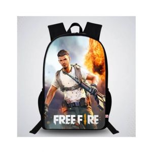 Traverse Free Fire Digital Printed Backpack (T617TWH)