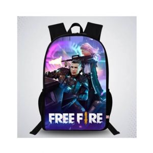 Traverse Free Fire Digital Printed Backpack (T620TWH)