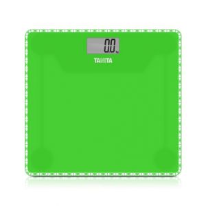 Tanita Digital Glass Bathroom Scale Green (HD-380)