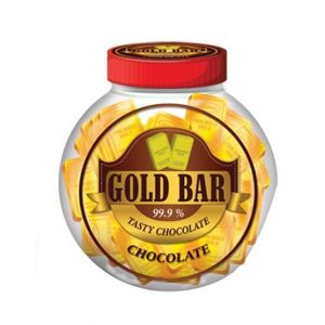 Taste Factory Gold Bar Chocolate Jar