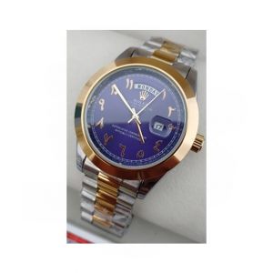 TFH Perpetual Arabic Dial Chain Watch For Men Blue