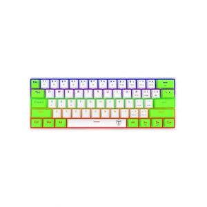T-Dagger Arena Mechanical Gaming Keyboard - White & Green (TGK321)