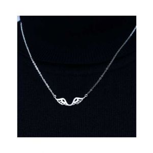 The Cress Wing Chain Pendant Silver (JP-009)