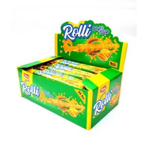 The House Of Confectionary Rolli Mango Wafer Stick Pack Of 24