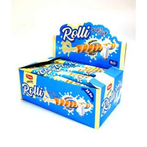 The House Of Confectionary Rolli Milk Wafer Stick Pack Of 24