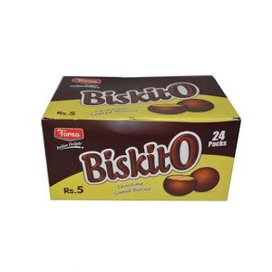 The House Of Confectionery Forno Biskito Chocolate Coated Biscuit Pack Of 24
