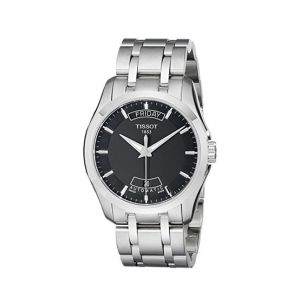 Tissot Couturier Day-Date Calendar Men's Watch Silver (T0354071105100)