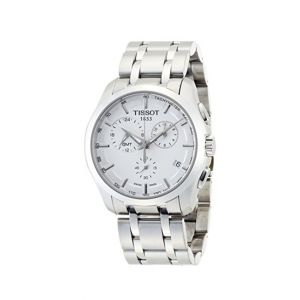 Tissot Couturier GMT Men's Watch Silver (T0354391103100)