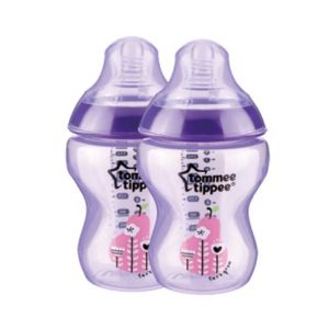 Tommee Tippee Close To Nature Tinted Bottle Purple 260ml Pack Of  2 (TT 422583)