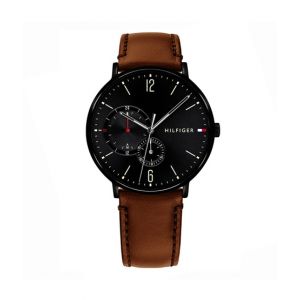 Tommy Hilfiger Leather Men's Watch Brown (1791510)