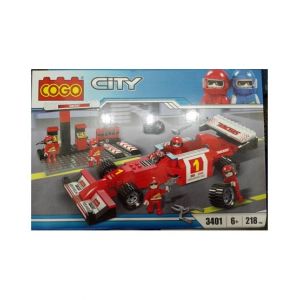 ToysRus Racing Car Lego Blocks for Kids - 218pcs