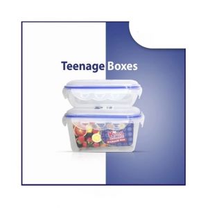 TPWfamily Air Tight Lunch Box 2 Pcs Set (1.2 Litre)