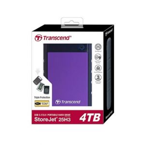 Transcend Shockproof 4TB External HDD (25H3)