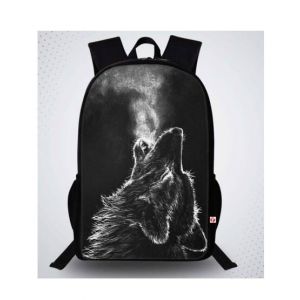 Traversa Wolf Digital Printed Backpack (T170TWH)