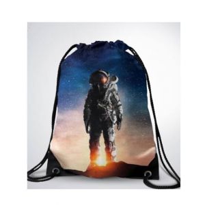 Traverse Astronaut Digital Printed Drawstring Bag (T552DRSTR)