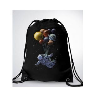 Traverse Astronaut Digital Printed Drawstring Bag (T553DRSTR)