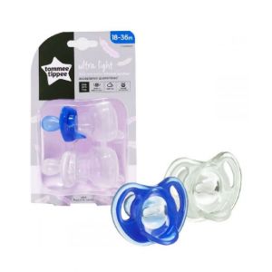 Tommee Tippee Ultra Light Silicone Soother Pack Of 2 (TT 433455)