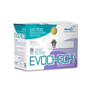 Evocheck Blood Glucose Test Strips 50 Pcs (GS700)